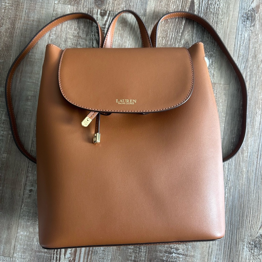 Gorgeous leather Ralph Lauren backpack
